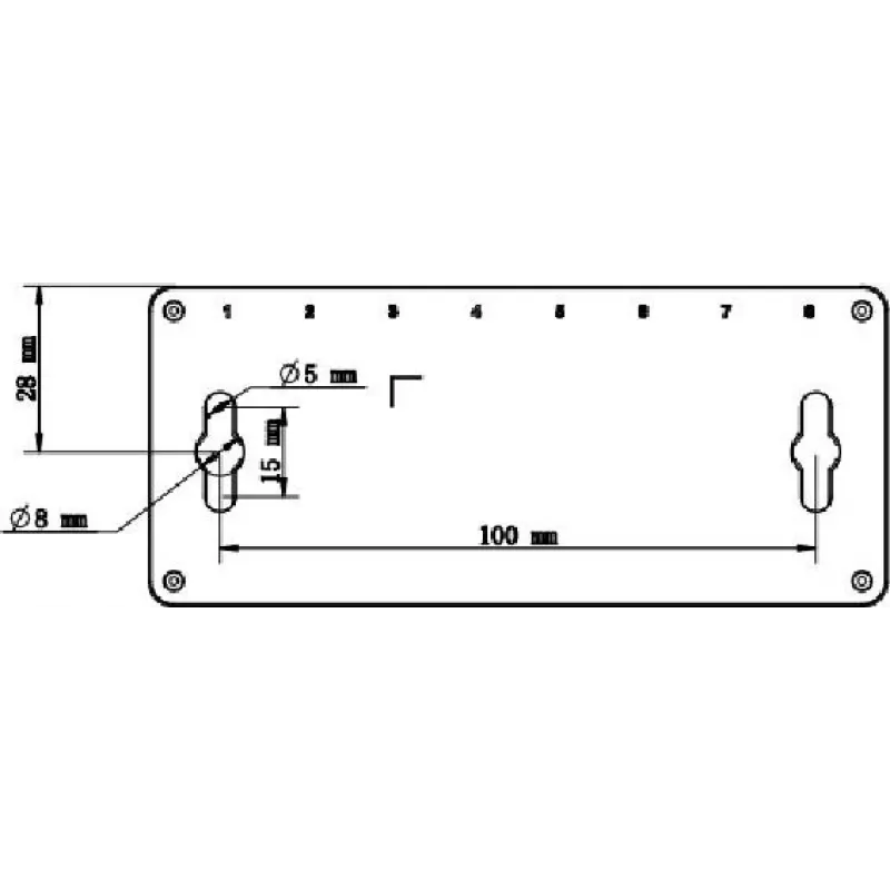 Hikvision DS-3E0108D-O Nepārvaldāms slēdzis 8 porti 10/100 Mbps galddatoram