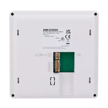 Hikvision DS-KH6110-WE1 4.3 collu iekštelpu stacija, 480x272, PoE, WiFi, 4 pielāgojamas pogas, skārienekrāns, balta