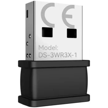 Hikvision DS-3WR3X-1 USB bezvadu adapteris 300 Mbps 2.4 GHz