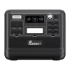 FOSSIBOT F2400 2400W uzlādes stacija, melna