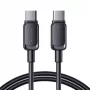 Joyroom USB-C to USB-C Fast Charging Cable S-CC100A141B 120cm 60W 5A Black