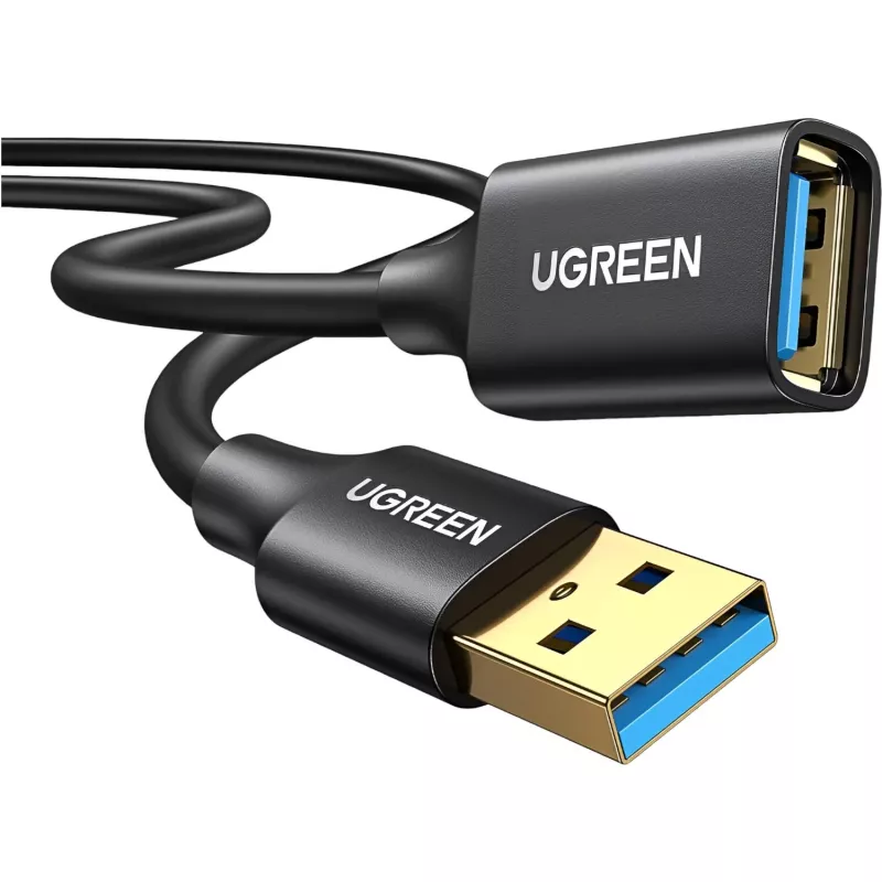 UGREEN USB 3.0 pagarinājuma kabelis 2m Melns