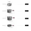 FIREMAPLE Cookware Set FMC-209 - 9 daļu kempinga gatavošanas komplekts ar nepiedegošu cepamo pannu, katliem, bļodām un sieta somu