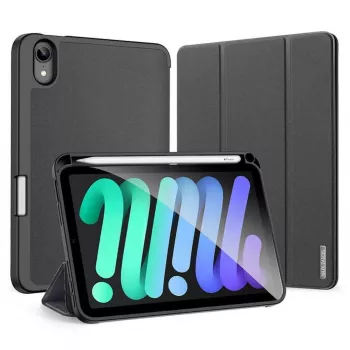Dux Ducis Domo Foldable Case with Pencil Storage for iPad Mini 7/6, Black