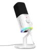 MAONO PD100X Dinamiskais mikrofons (Balts) - USB-C un XLR