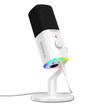 MAONO PD100X Dinamiskais mikrofons (Balts) - USB-C un XLR