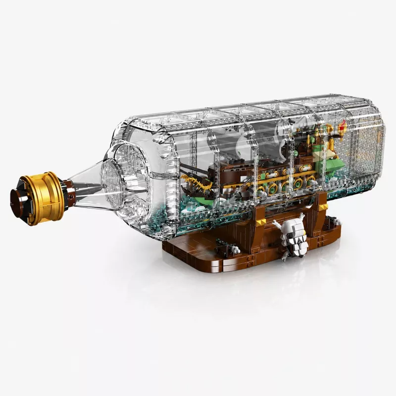 MOULD KING 10067 Flying Dutchman Ship-in-a-Bottle Building Set (2499 Pieces)