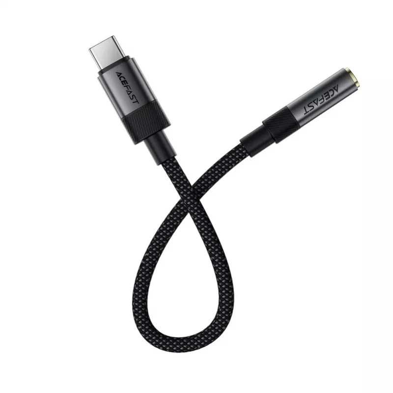 Acefast USB-C to 3.5mm J12 Audio Adapter Black