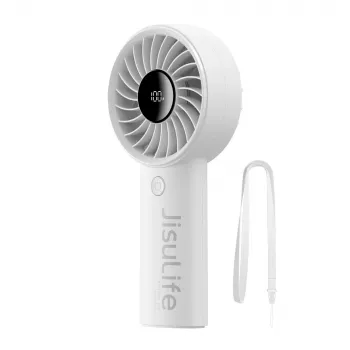 JISULIFE Rokas Ventilators Life4 3600mAh Pārnēsājams USB Ventilators - Pelēks