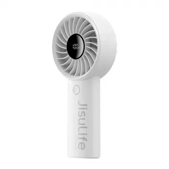 JISULIFE Rokas Ventilators Life4 3600mAh Pārnēsājams USB Ventilators - Pelēks