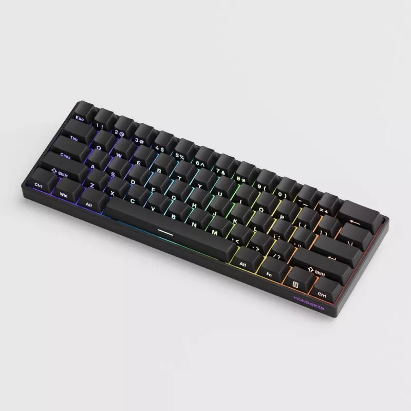 Akko FUN60 PRO mehāniskā tastatūra USB-C melna 61 taustiņš