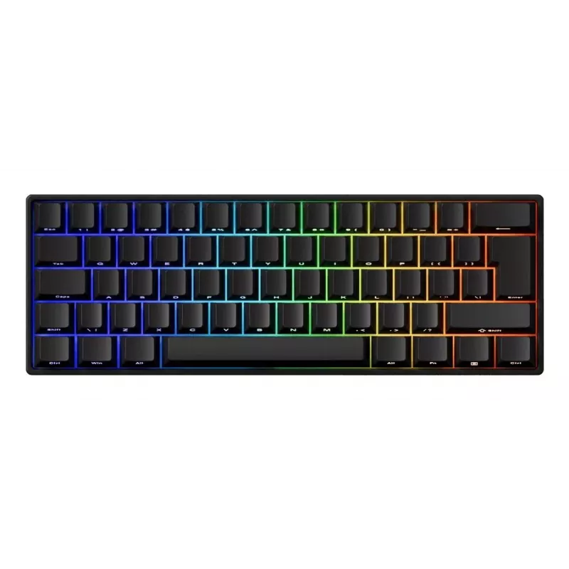 Akko FUN60 PRO mehāniskā tastatūra USB-C melna 61 taustiņš