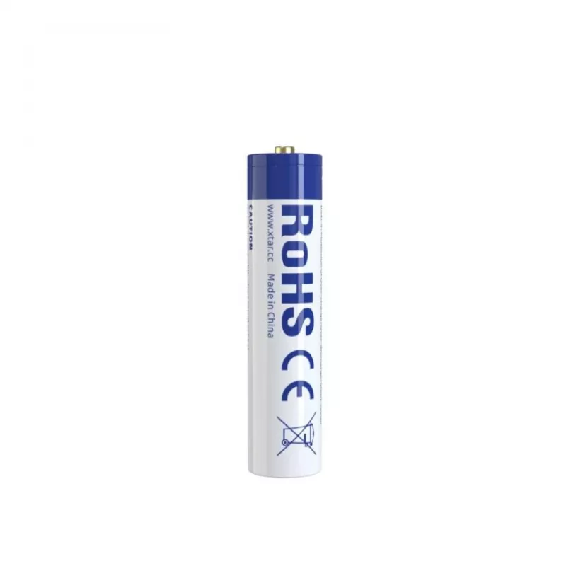 XTAR AAA 1.5V 750mAh uzlādējams litija jonu akumulators (4 iepakojumā) ar aizsardzību