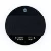 WILFA UNIFORM COFFEE SCALE - Digitālie kafijas svari ar taimeri, Bluetooth, 2000g ietilpība, 0.1g precizitāte, melni
