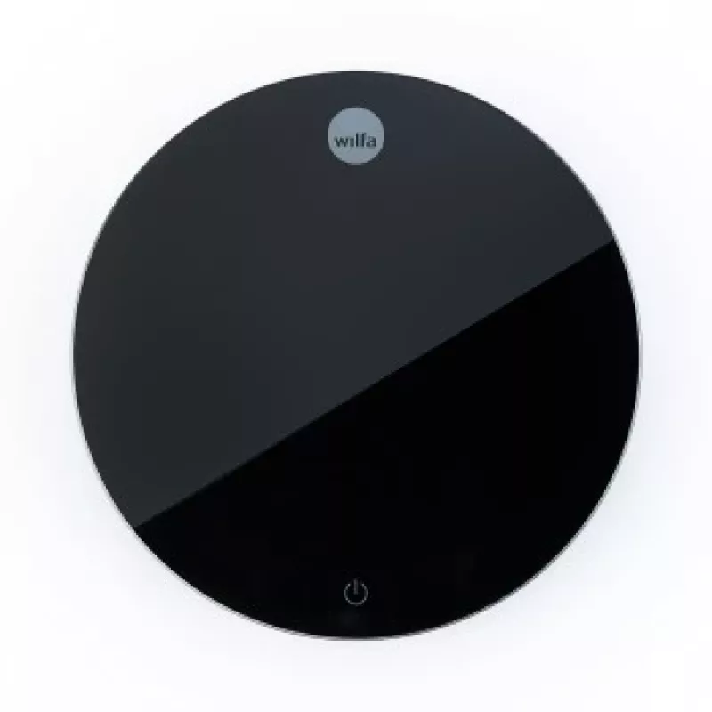 WILFA UNIFORM COFFEE SCALE - Digitālie kafijas svari ar taimeri, Bluetooth, 2000g ietilpība, 0.1g precizitāte, melni
