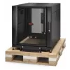 APC NetShelter SX 12U Server Rack Enclosure 600mm x 900mm ar sānu paneļiem, melns, triecienizturīgs iepakojums