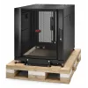 APC NetShelter SX 12U Server Rack Enclosure 600mm x 900mm ar sānu paneļiem, melns, triecienizturīgs iepakojums