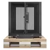 APC NetShelter SX 12U Server Rack Enclosure 600mm x 900mm ar sānu paneļiem, melns, triecienizturīgs iepakojums
