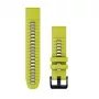 Garmin QuickFit 22 mm silikona pulksteņa siksniņa, Lime/Graphite (010-13280-03)