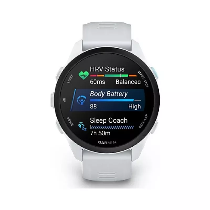 Garmin Forerunner 170 Whitestone ar Whitestone/Cloud Blue siksniņu