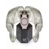 Philipp Plein Sieviešu PWTAA0123 38mm kvarca pulkstenis ar melnu silikona siksniņu