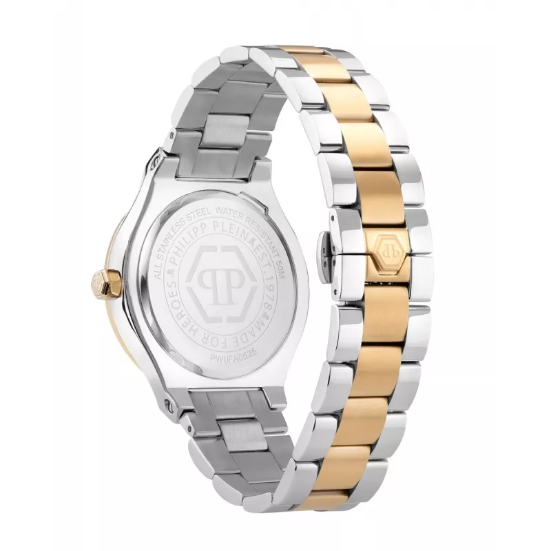 Philipp Plein The $kull King vīriešu kvarca pulkstenis PWUFA0525 44mm melna silikona siksniņa