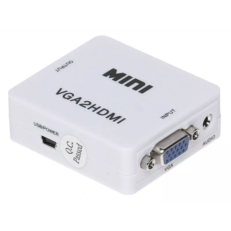DELTA VGA+AU/HDMI-ECO VGA uz HDMI pārveidotājs ar audio