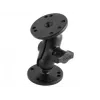 RAM MOUNTS B-Size Īsā montāžas roka + 2x B-Size 1.0 lodveida apaļā 2.5 pamatne