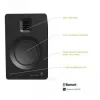 KANTO AUDIO TUKMB-FG Premium Powered Speaker ar austiņu izeju, USB DAC, iebūvētu fono priekšpastiprinātāju, Bluetooth, matēti melns (iekļauti F un G tipa strāvas kabeļi)