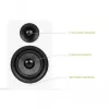 KANTO AUDIO YUP4W Pasīvie grāmatplauktu skaļruņi pārī - Balts