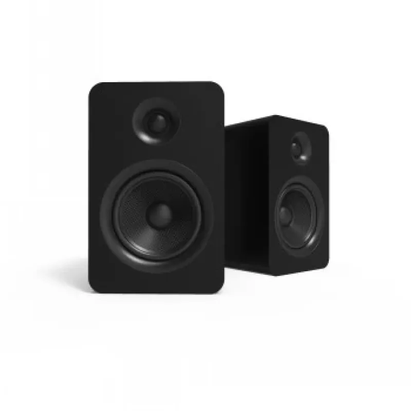 KANTO AUDIO YUP6 Pasīvie grāmatplauktu skaļruņi pārī - 1 inch zīda kupola augstfrekvences skaļrunis un 5.25 inch Kevlara zemfrekvences skaļrunis - Melns