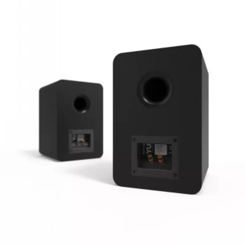 KANTO AUDIO YUP6 Pasīvie grāmatplauktu skaļruņi pārī - 1 inch zīda kupola augstfrekvences skaļrunis un 5.25 inch Kevlara zemfrekvences skaļrunis - Melns