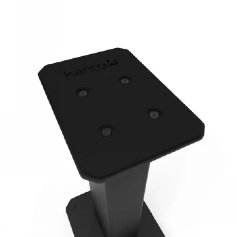 Kanto Audio 22 Tall Fillable Speaker Stands ar izolācijas kājām - Melns (Pāris)