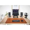KANTO AUDIO 100W Powered Reference Desktop Speakers ar Bluetooth - Melns, Pāris (Ietver C tipa strāvas vadu)