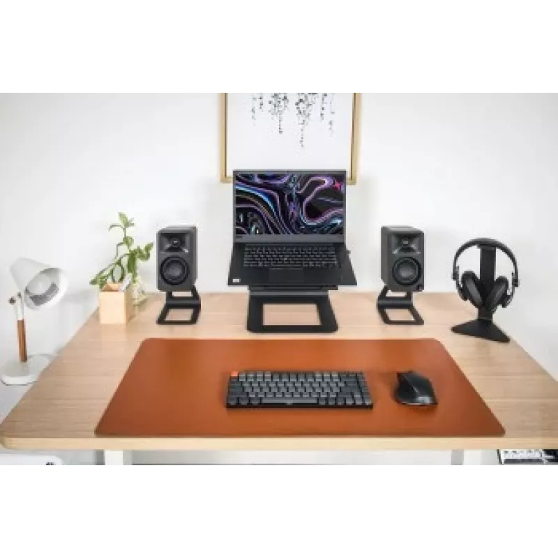 KANTO AUDIO 100W Powered Reference Desktop Speakers ar Bluetooth - Melns, Pāris (Ietver C tipa strāvas vadu)