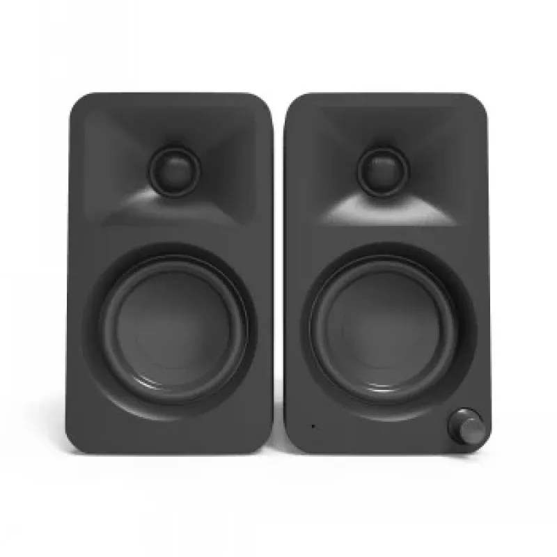 KANTO AUDIO 100W Powered Reference Desktop Speakers ar Bluetooth - Melns, Pāris (Ietver C tipa strāvas vadu)
