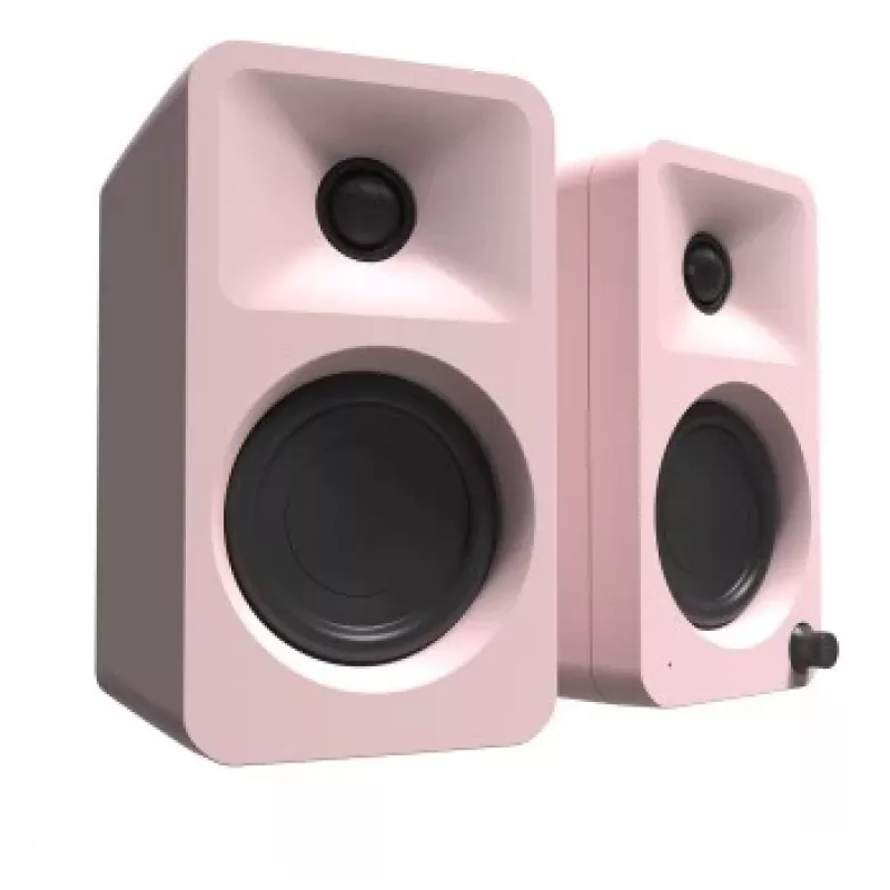 KANTO AUDIO 100W Powered Reference Desktop Speakers ar Bluetooth - Rozā, Pāris (Ietver C tipa strāvas vadu)