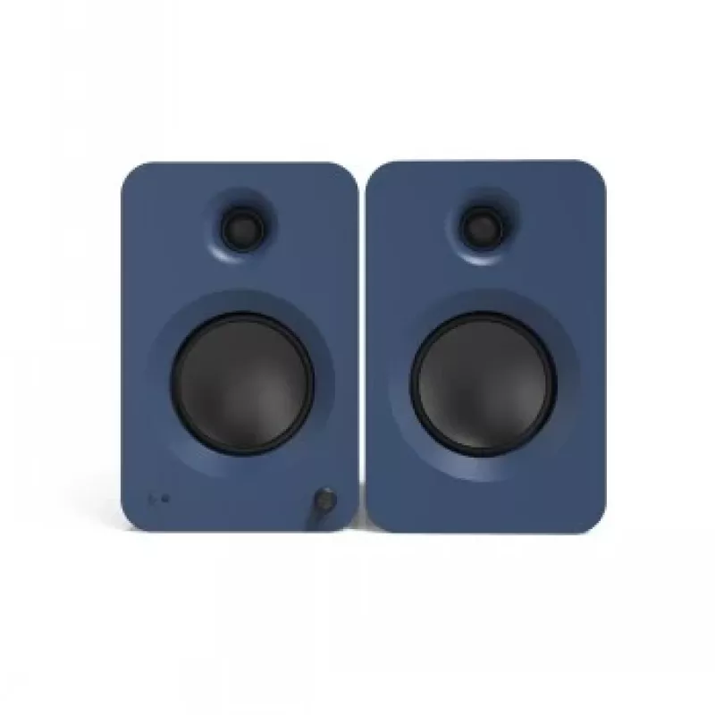 KANTO AUDIO 200W Powered Bookshelf Speakers ar HDMI ARC, USB-C un Bluetooth 5.3 - Matēti zili, Pāris (Iekļauts C tipa strāvas vads)