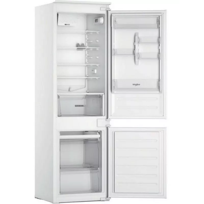 Whirlpool WHC18D011B1 Iebūvējamais ledusskapis-salvētava, 275 L, F energoklase, Low Frost, Melns