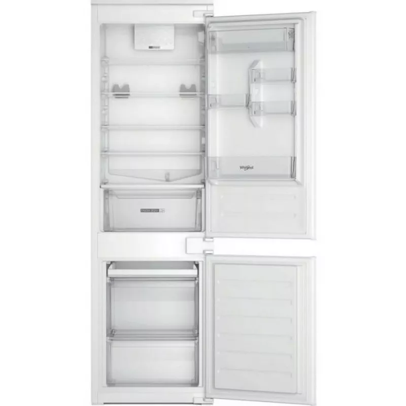 Whirlpool WHC18D011B1 Iebūvējamais ledusskapis-salvētava, 275 L, F energoklase, Low Frost, Melns