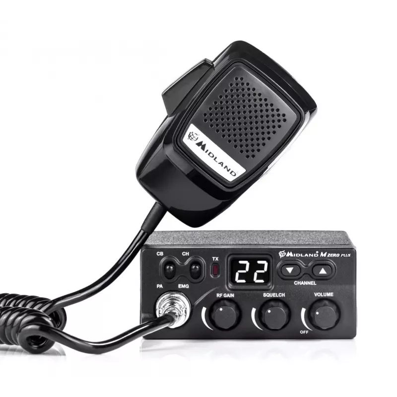 Midland C1169.01 Rokas CB radio 40 kanāli AM/FM