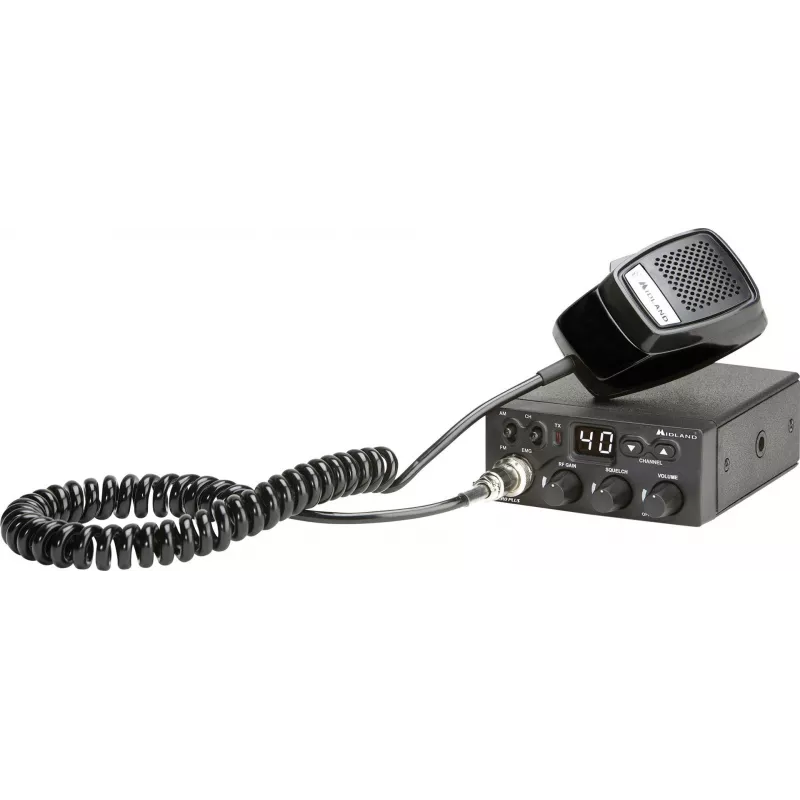 Midland C1169.01 Rokas CB radio 40 kanāli AM/FM