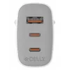 CELLY UP TC 1 USB 2 USB-C 65W WH GaN sienas lādētājs balts
