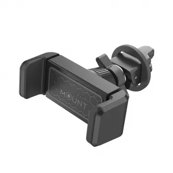CELLY Mount Vent 360 Auto Turētājs - Universāls Viedtālruņa Gaisa Ventilācijas Turētājs ar 360° Rotāciju - Melns