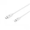 CELLY Lightning to USB-C kabelis 60W - 1,2m Balts MFi sertificēts