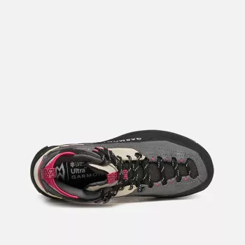 Garmont Akron Mid GTX Sieviešu pārgājienu zābaki - Pelēks/Aveņu rozā (EU 38)
