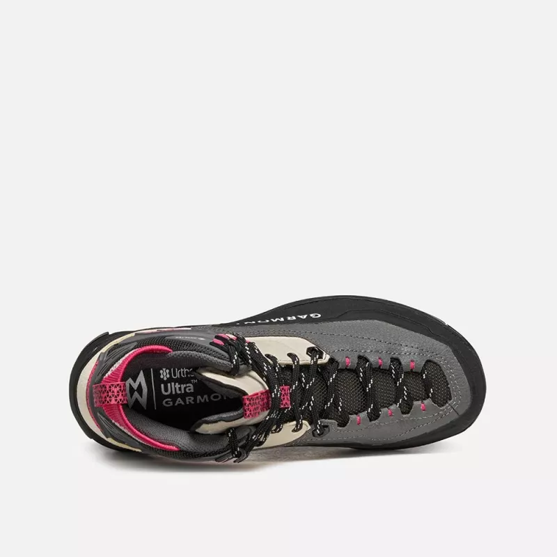 Garmont Akron Mid GTX Sieviešu pārgājienu zābaki - Pelēks/Aveņu rozā (EU 38)