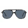 Ray-Ban Hawkeye saulesbrilles RB2198 1333485 Caurspīdīgs brūns rāmis Brūnas gradienta lēcas 56mm