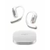 Shokz OpenFit Pro White - Atvērtās auss patiesi bezvadu austiņas ar DirectPitch tehnoloģiju, Bluetooth 5.3, IP54, 28h akumulators