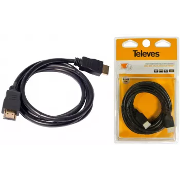 Televes HDMI 2.0 kabelis 1,5 m 4K melns